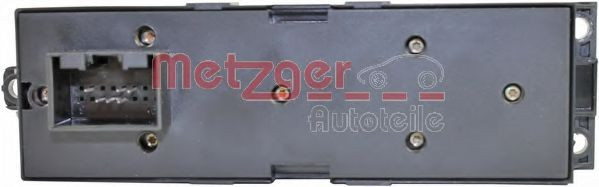 Comutator / buton actionare geamuri SEAT LEON (1M1) (1999 - 2006) METZGER 0916305