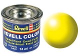 Galben luminos mat matasos RAL 1026, vopsea email 14 ml, Revell
