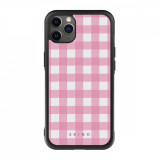 Husa iPhone 11 Pro - Skino Pinknic, patratele roz