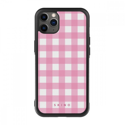 Husa iPhone 11 Pro Max - Skino Pinknic, patratele roz foto
