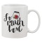 Cana alba personalizata &#039;So much love&#039;, INOVATIX&reg;. 330ml
