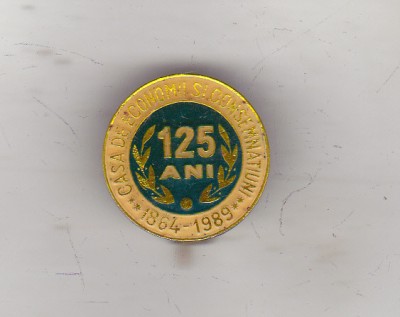 bnk ins Romania - CEC 1864 1989 - 125 ani foto