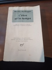 Martin Heidegger - L&#039;Etre et le Temps