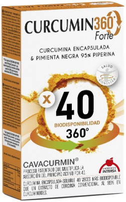 Curcumin 360 Forte, 60 capsule Cavacurmin Dieteticos Intersa foto