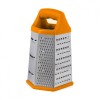 Razatoare Vanora, 14 x 12 x 23 cm, 6 laturi, inox, maner plastic, baza silicon, Portocaliu/Argintiu