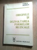 Cumpara ieftin Vasile Herman-Originile si dezvoltarea formelor muzicale (autograf Dan Racoveanu