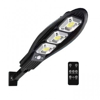Lampa solara stradala Bass Polska, senzor de miscare, telecomanda, 180 W, IP65, 900 lm foto