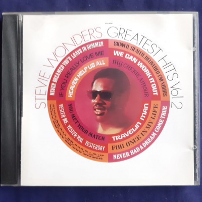 Stevie Wonder - Greatest Hits , vol.2 _ cd _ Motown, SUA, 1991 foto