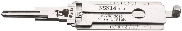DECODOR LISHI 2IN1 NSN14 NISSAN