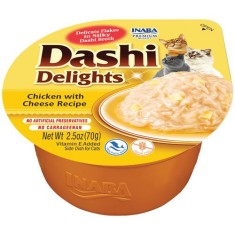 Inaba Dashi Delights cat Pui cu branza 70 g foto