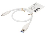 Cablu Goobay USB 3.0 USB A la USB C 0,5m Alb 5Gbps 67185