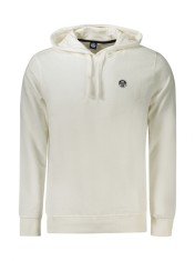Hanorac barbati, cu mini logo, Regular fit, Alb (Marime: L) foto