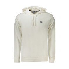 Hanorac barbati, cu mini logo, Regular fit, Alb, S