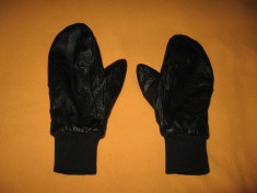 Manusi piele naturala neagra Mar L/XL (5646) foto