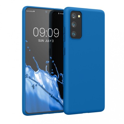 Husa Kwmobile pentru Samsung Galaxy S20 FE, Silicon, Albastru, 53604.228 foto