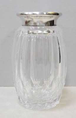 Vaza din cristal cu montura din argint, Germania, cca. 1900 foto