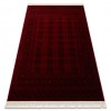 ORIENT 6889 covor visiniu / negru Buchara, cadru, oriental, cu franjuri, 200x290 cm