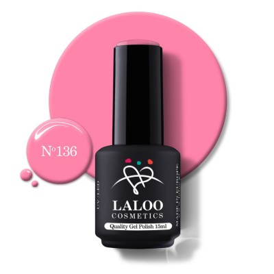 136 Barbie Pink | Laloo gel polish 15ml foto