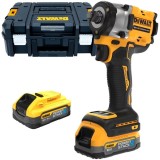 DeWalt DCF921E2T - Masina de insurubat cu impact cu 2 acumulatori Li-Ion 18 V 1.7 Ah patrat 1/2 inch 610 Nm - valiza speciala