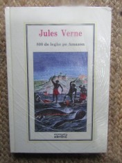 Jules Verne - 800 de leghe pe Amazon (2010, editie cartonata) IN TIPLA foto