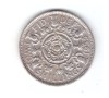Moneda Anglia 2 shilling / 2 shillings 1955, stare buna, curata, Europa, Cupru-Nichel