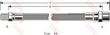 Conducta / cablu frana VW PASSAT Variant (3A5, 35I) (1988 - 1997) TRW PHB128