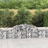 Cumpara ieftin Coșuri gabion arcuite 20 buc, 300x50x60/80 cm, fier galvanizat