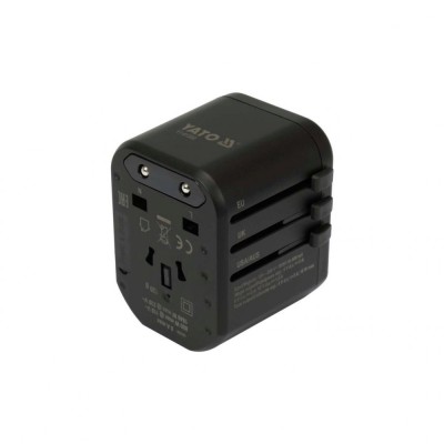 Adaptator călătorie usb, usb-c 18w foto
