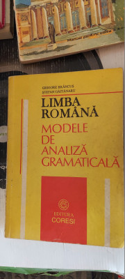 LIMBA ROMANA MODELE DE TESTE ANALIZA GRAMATICALA BRANCUS GAITANARU foto