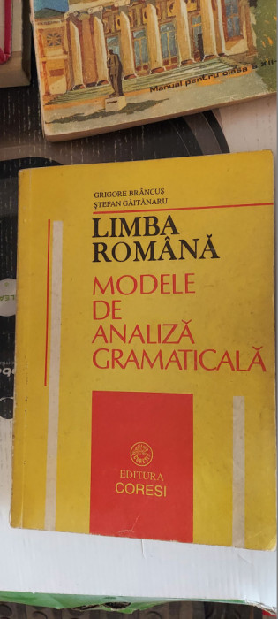LIMBA ROMANA MODELE DE TESTE ANALIZA GRAMATICALA BRANCUS GAITANARU