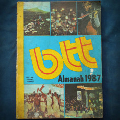 BTT - BUCURIE, TURISM, TINERETE - ALMANAH 1987
