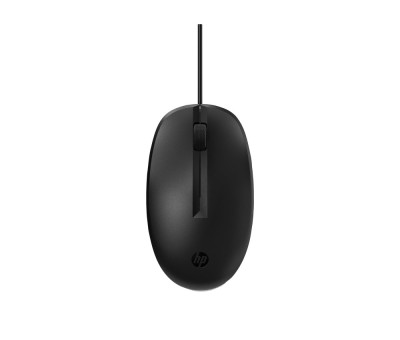 Mouse HP 128 cu fir, senzor laser, USB-A, 1200 DPI, negru foto