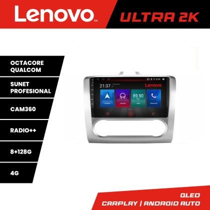 Navigatie Ford Focus 2 Automat M-140-automatic Octa Core Android Radio Bluetooth GPS WIFI/4G DSP 2K 8+128GB 360 CarStore Technology