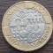 (S) MONEDA ANGLIA - 2 POUNDS 2007, ANIVERSAREA A 300 ANI - ACTUL UNIRII 1707-2007