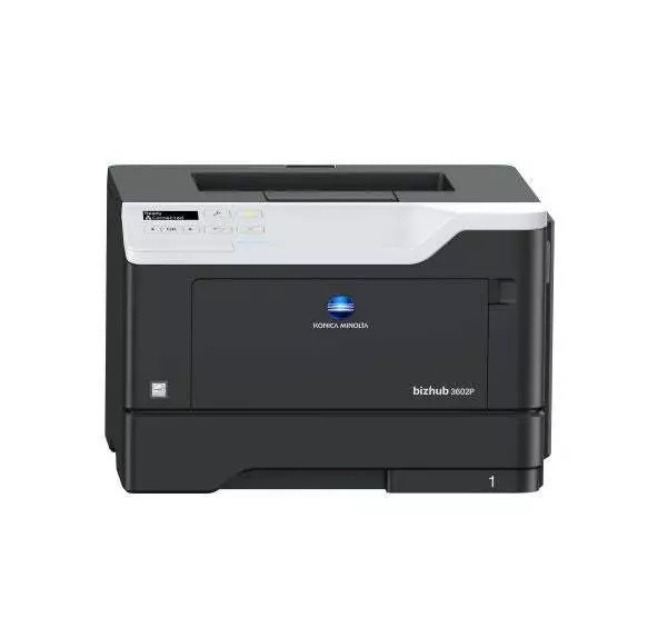 Imprimanta Wireless Laser Alb-Negru Konica Minolta Bizhub 3602p, duplex, 36ppm, USB, Network, toner 15k pagini, SH