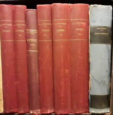 I.L.Caragiale-Opere-7 volume, editia 1930-1942 foto