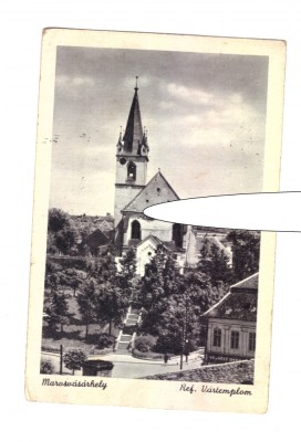 CP Targu Mures - Biserica reformata, ocupatia maghiara, circulata RPR, stare bun foto