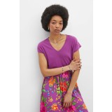 Medicine tricou din bumbac femei, culoarea violet