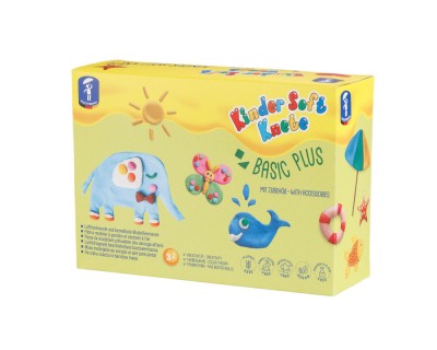 Set plastilina non-toxica Kinder - Basic Plus PlayLearn Toys foto