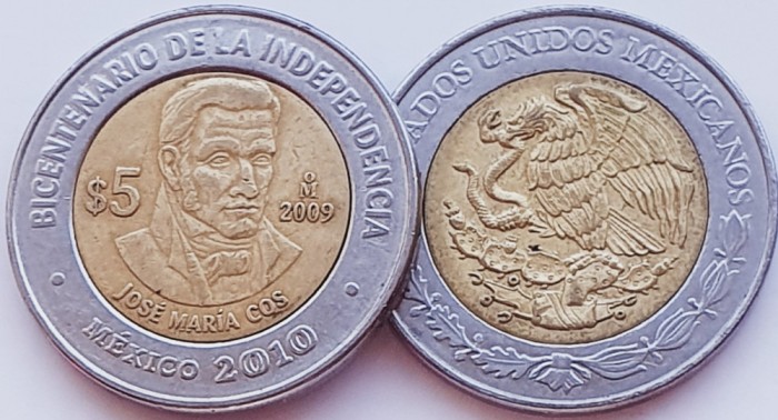 2068 Mexic 5 Pesos Jos&eacute; Mar&iacute;a Cos km 908
