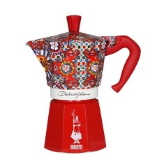 Cafetiera Bialetti Dolce &amp; Gabbana - Moka Express Rosu 6 cesti
