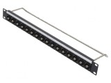 Adaptor patch panel BNC soclu din ambele părţi rack 50&Omega;
