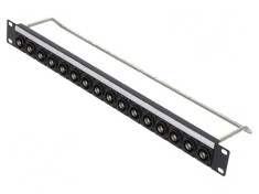 Adaptor patch panel BNC soclu din ambele părţi rack 50&Omega;