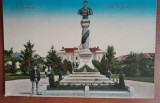 carte postala, Turnu-Severin, Statuia Imparatului Traian, perioada interbelica