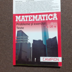 MATEMATICA CLASA A IX A PROBLEME SI EXERCITII TESTE MARIUS BURTEA