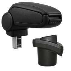 [pro.tec] Marca specifica pentru cotiera auto Citroen C2 - cotiera auto - cu compartiment pentru depozitare - imitatie piele - negru HausGarden Leisur foto