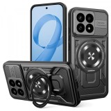 Husa pentru Xiaomi Poco F8 Pro, Techsuit, RuggedCam, Neagra