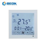 Cumpara ieftin Termostat cu fir pentru aer conditionat BeOk TDS23WiFi-AC, Aplicatia mobila Smart Life, Compatibil cu sisteme HVAC SmartElectro IntelligentHouse