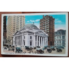 Carte postala, Philadelphia, USA, perioada interbelica