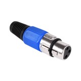 Mufa XLR mama fir albastra